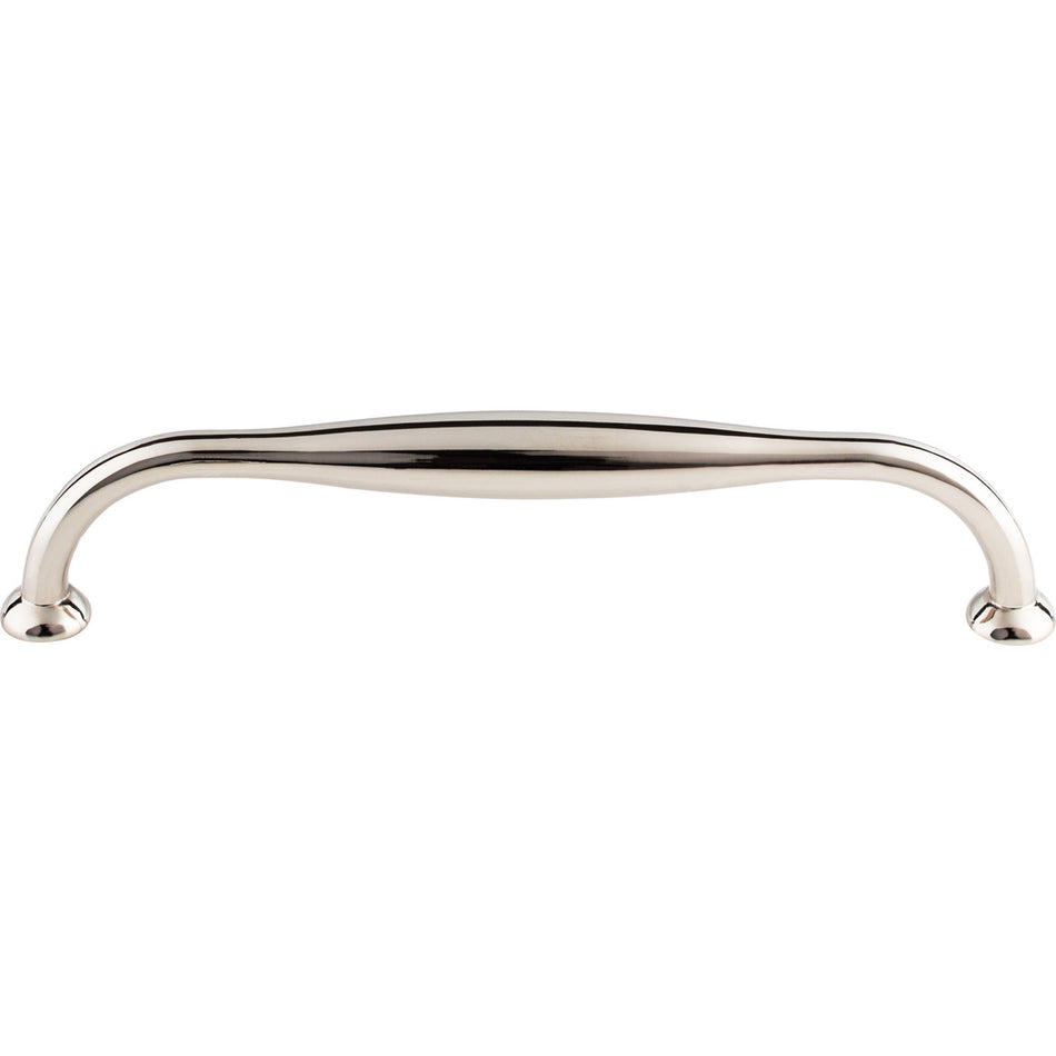 Top Knobs TK383PN: 7-1/2" cc Shrewsbury D-Handle Cabinet Pull - Polished Nickel