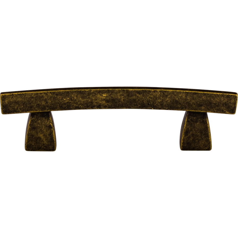Top Knobs TK3GBZ: 3" cc Sanctuary Arched Bar Cabinet Pull - German Bronze