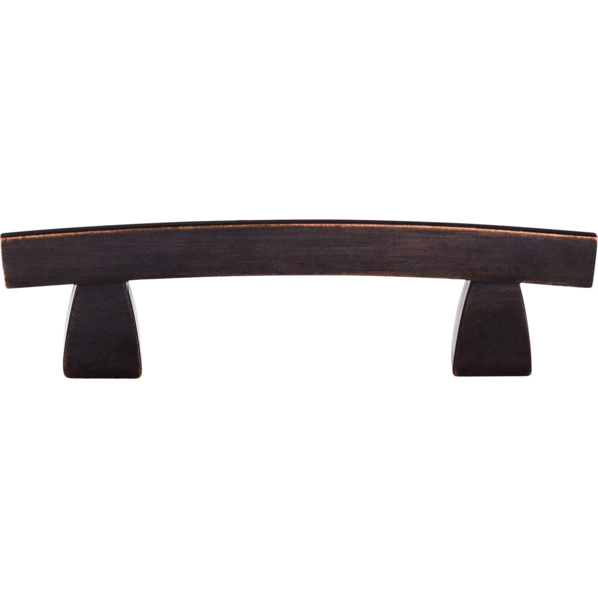 Top Knobs TK3TB: 3" cc Sanctuary Arched Bar Cabinet Pull - Tuscan Bronze