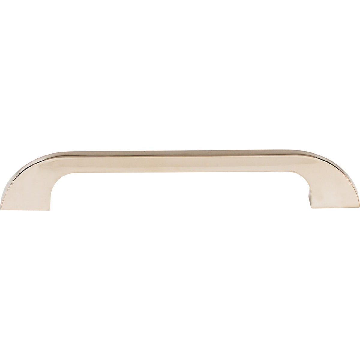 Top Knobs TK45PN: 6" cc Neo D-Handle Cabinet Pull - Polished Nickel
