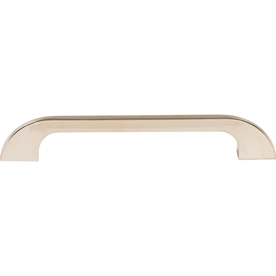 Top Knobs TK45PN: 6" cc Neo D-Handle Cabinet Pull - Polished Nickel