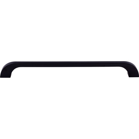 Top Knobs TK47BLK: 12" cc Neo D-Handle Appliance Pull - Flat Black
