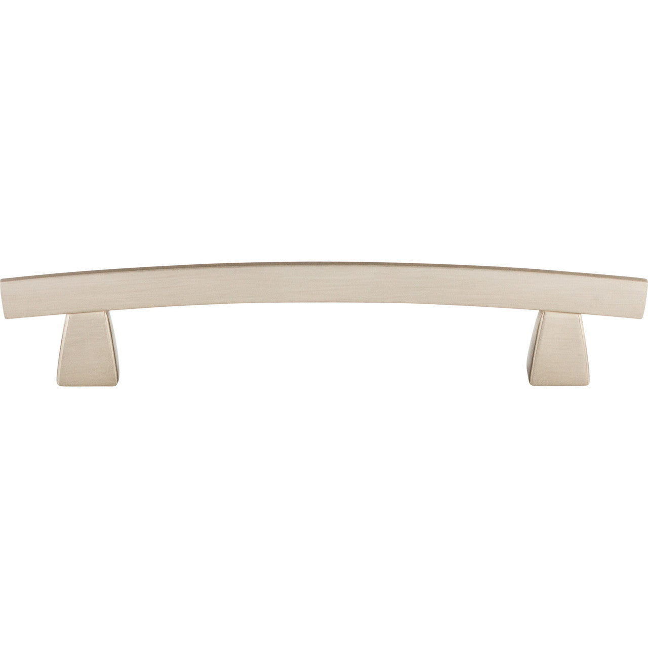 Top Knobs TK4BSN: 5" cc Sanctuary Arched Bar Cabinet Pull - Brushed Satin Nickel
