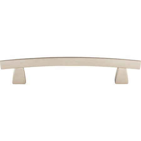 Top Knobs TK4BSN: 5" cc Sanctuary Arched Bar Cabinet Pull - Brushed Satin Nickel