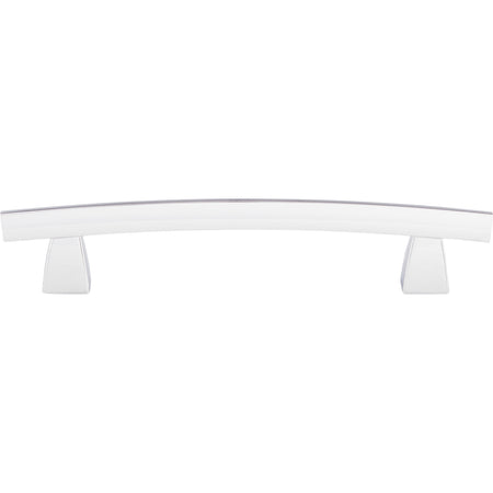 Top Knobs TK4PC: 5" cc Sanctuary Arched Bar Cabinet Pull - Polished Chrome