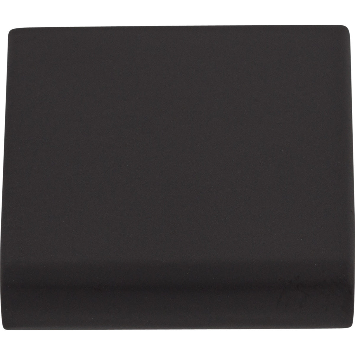 Top Knobs TK500BLK: 5/8" cc Europa Tab Cabinet Pull - Flat Black