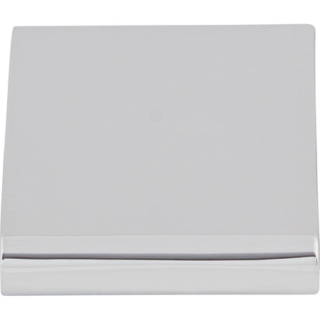 Top Knobs TK500PC: 5/8" cc Europa Tab Cabinet Pull - Polished Chrome