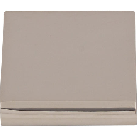 Top Knobs TK500PN: 5/8" cc Europa Tab Cabinet Pull - Polished Nickel