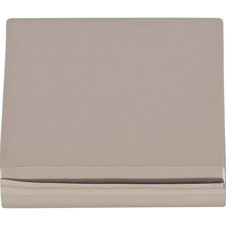 Top Knobs TK500PN: 5/8" cc Europa Tab Cabinet Pull - Polished Nickel