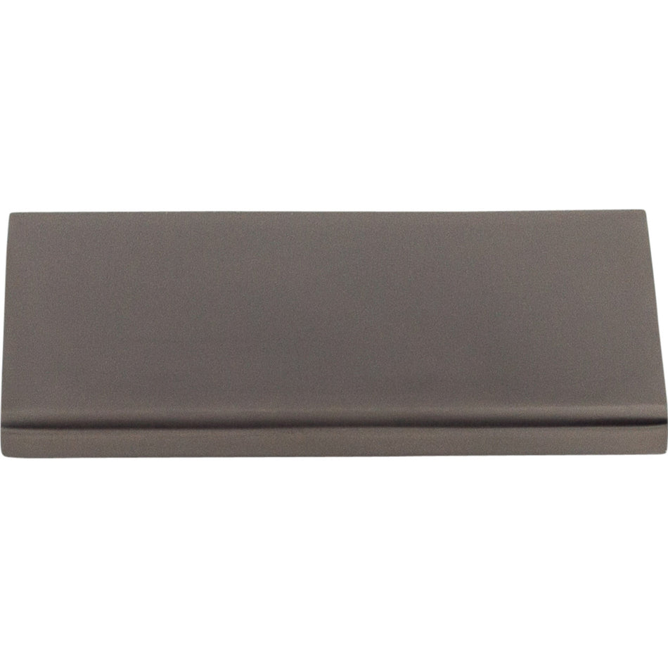Top Knobs TK501AG: 2" cc Europa Tab Cabinet Pull - Ash Gray