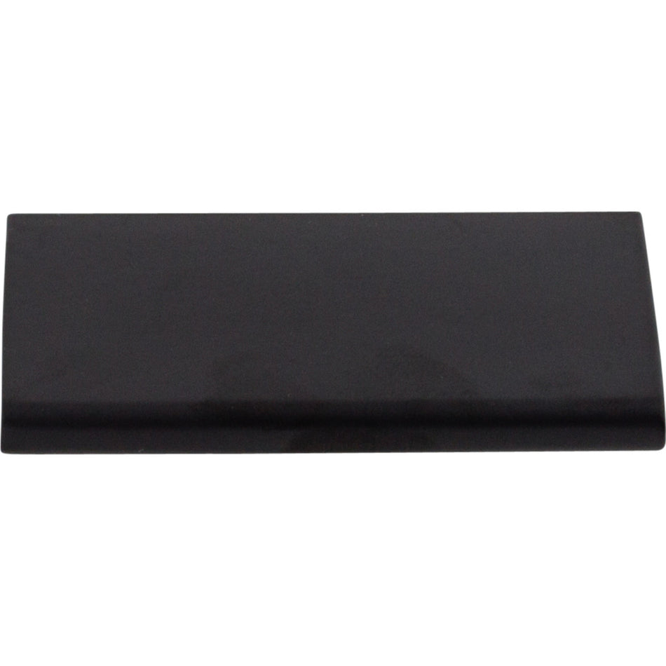 Top Knobs TK501BLK: 2" cc Europa Tab Cabinet Pull - Flat Black