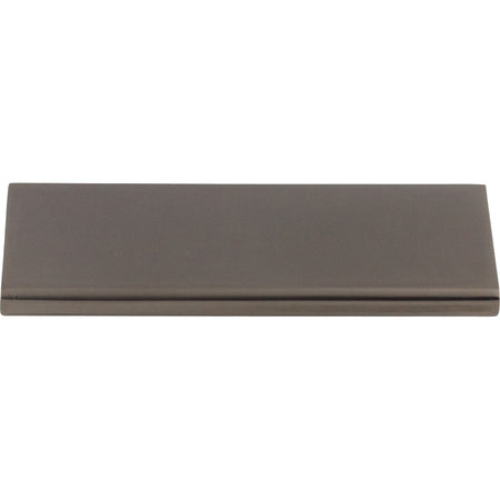 Top Knobs TK502AG: 3" cc Europa Tab Cabinet Pull - Ash Gray