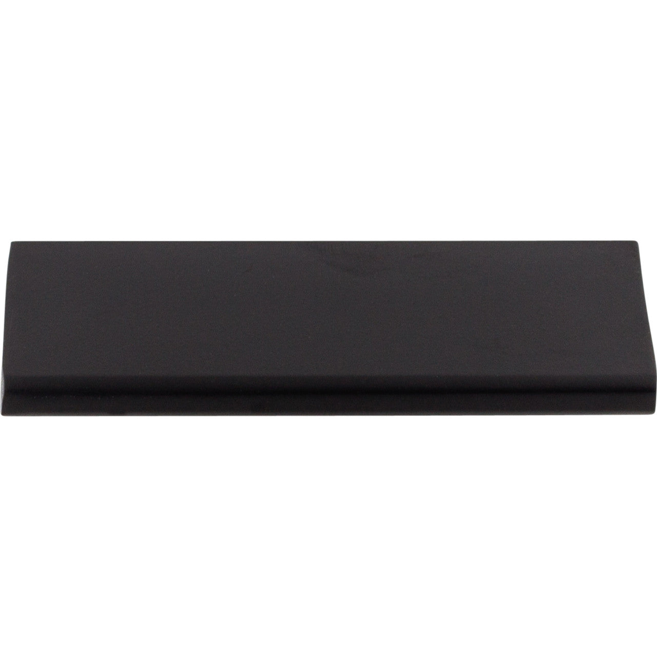Top Knobs TK502BLK: 3" cc Europa Tab Cabinet Pull - Flat Black