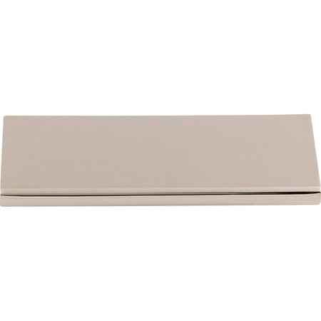 Top Knobs TK502PN: 3" cc Europa Tab Cabinet Pull - Polished Nickel