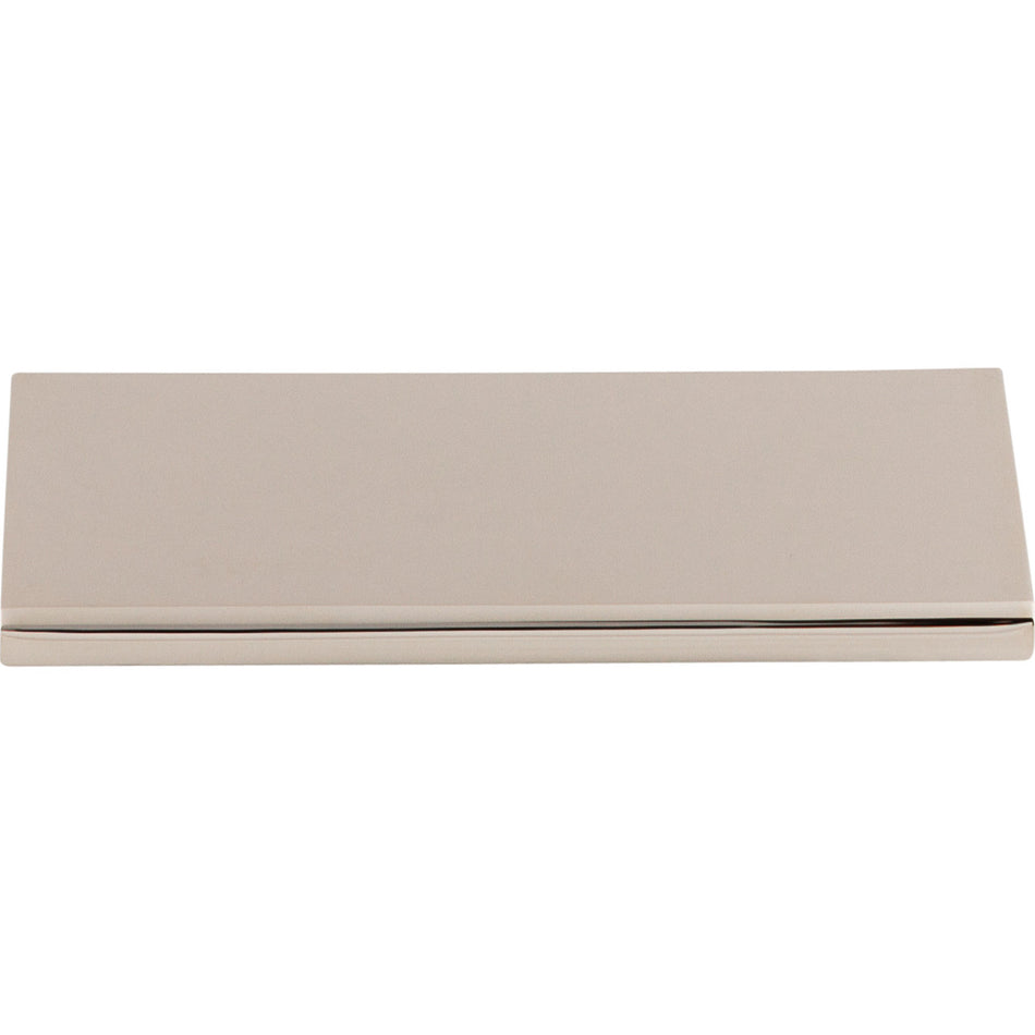 Top Knobs TK502PN: 3" cc Europa Tab Cabinet Pull - Polished Nickel