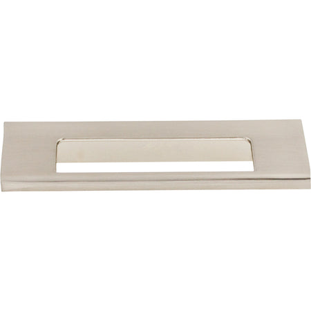 Top Knobs TK520BSN: 3-3/4" cc Europa Tab Cabinet Pull - Brushed Satin Nickel