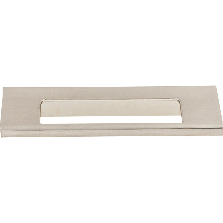 Top Knobs TK520BSN: 3-3/4" cc Europa Tab Cabinet Pull - Brushed Satin Nickel