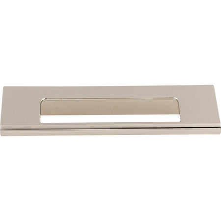 Top Knobs TK520PN: 3-3/4" cc Europa Tab Cabinet Pull - Polished Nickel