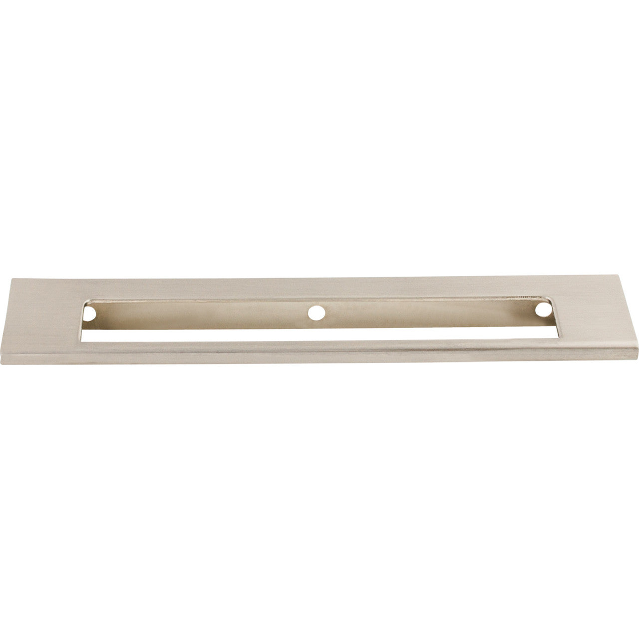 Top Knobs TK522BSN: 6" cc Europa Tab Cabinet Pull - Brushed Satin Nickel