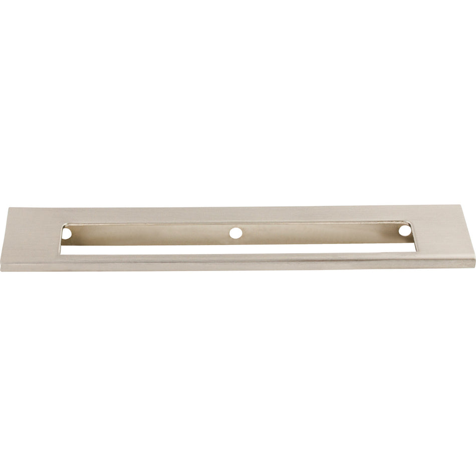 Top Knobs TK522BSN: 6" cc Europa Tab Cabinet Pull - Brushed Satin Nickel