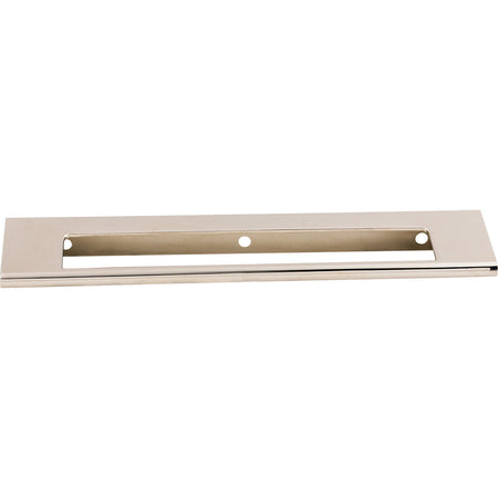 Top Knobs TK522PN: 6" cc Europa Tab Cabinet Pull - Polished Nickel
