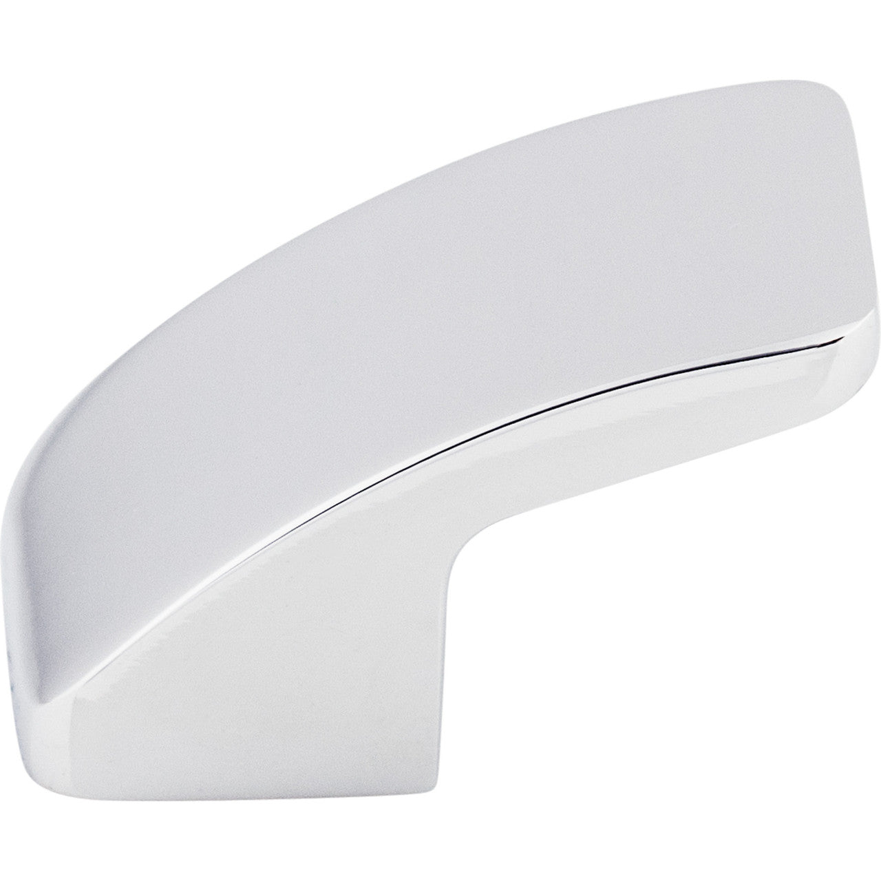 Top Knobs TK52PC: 1-1/4" Sanctuary Thumb Cabinet Knob - Polished Chrome