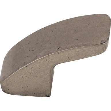 Top Knobs TK52PTA: 1-1/4" Sanctuary Thumb Cabinet Knob - Pewter Antique
