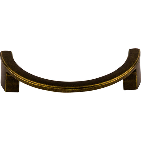 Top Knobs TK53GBZ: 3-1/2" cc Sanctuary Half Circle Cabinet Pull - German Bronze