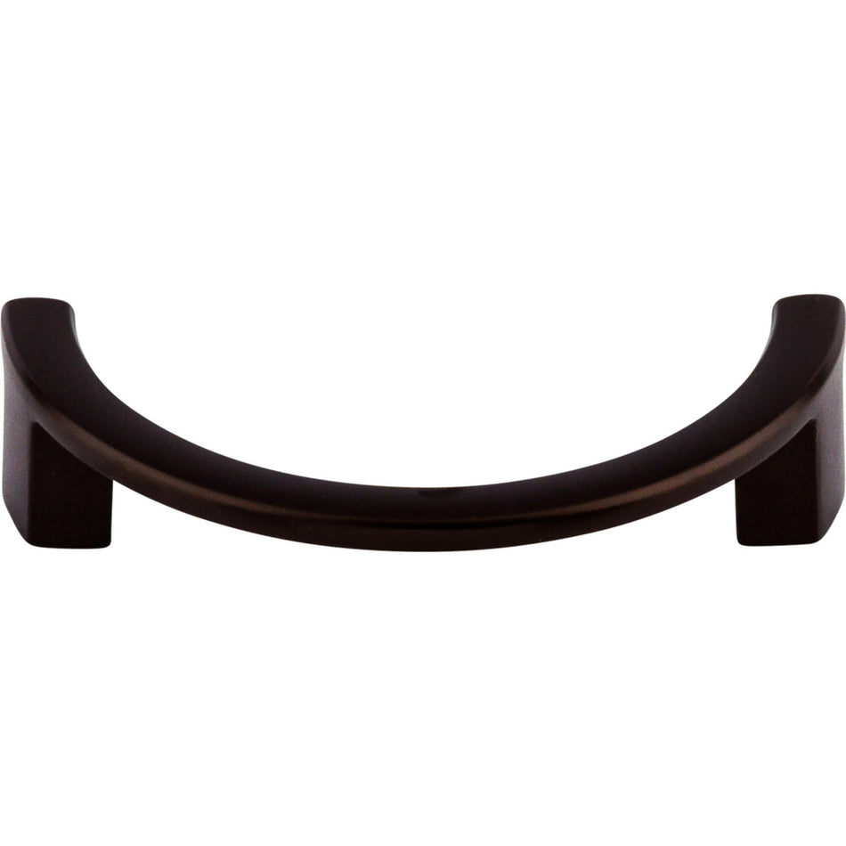 Top Knobs TK53ORB: 3-1/2" cc Sanctuary Half Circle Cabinet Pull - Oil Rubbed Bronze
