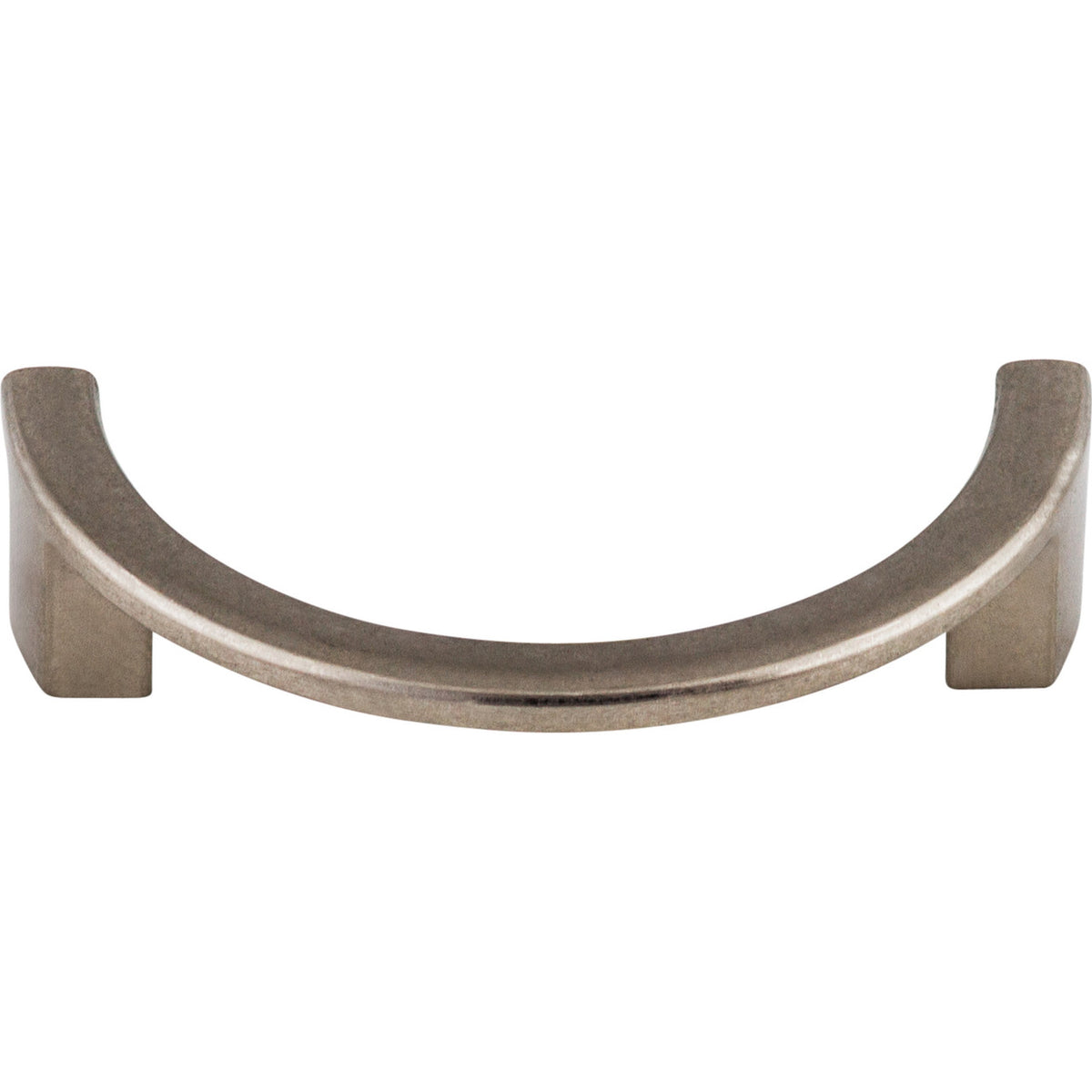 Top Knobs TK53PTA: 3-1/2" cc Sanctuary Half Circle Cabinet Pull - Pewter Antique