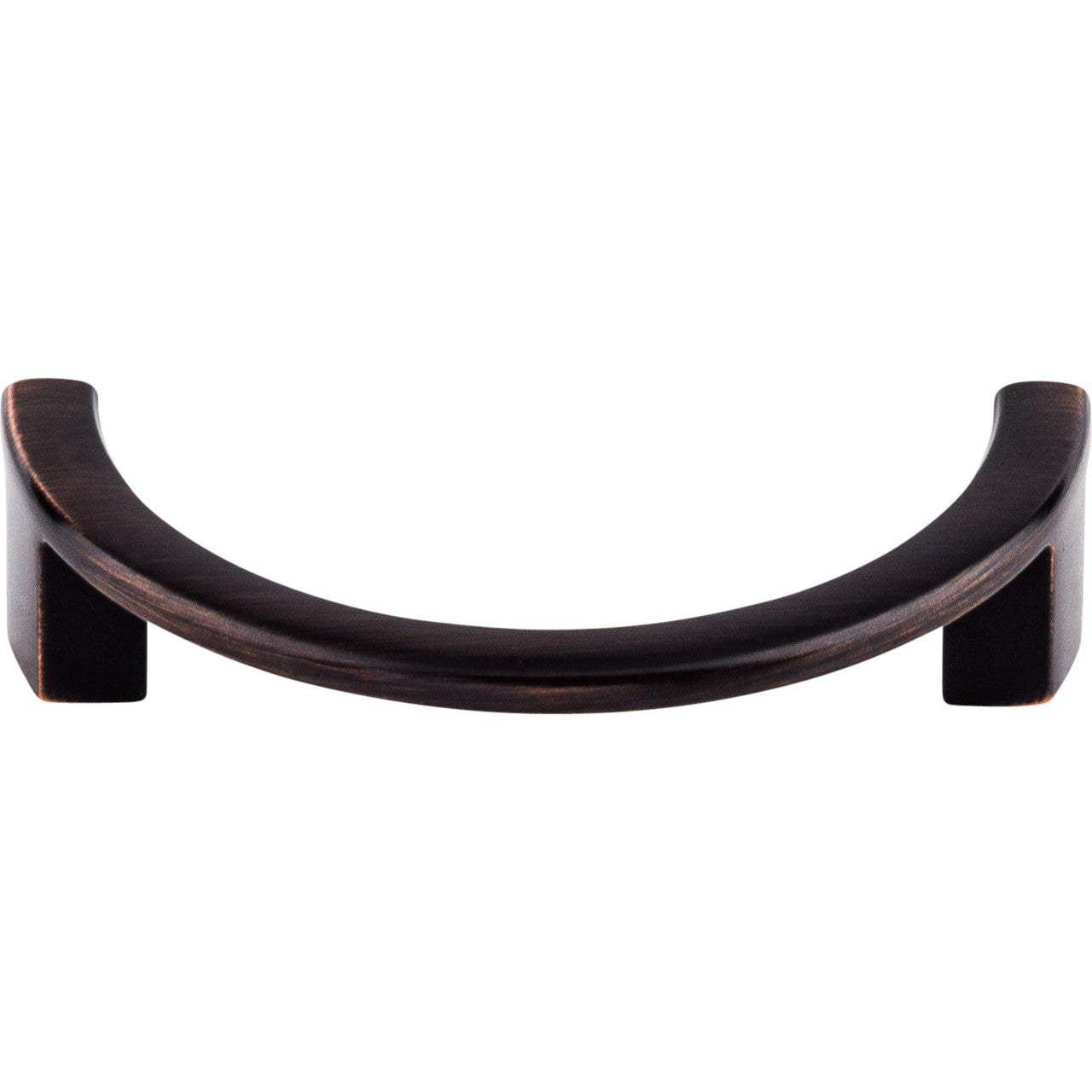 Top Knobs TK53TB: 3-1/2" cc Sanctuary Half Circle Cabinet Pull - Tuscan Bronze