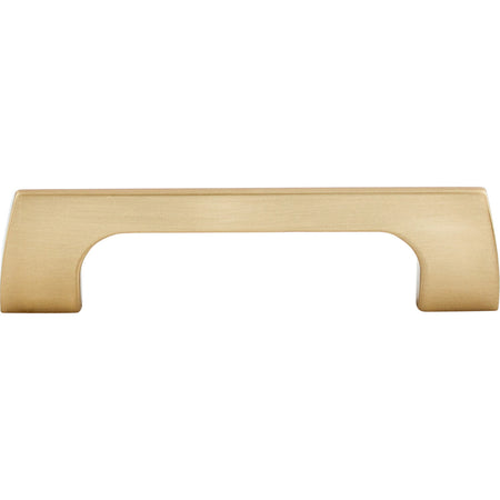 Top Knobs TK543HB: 3-3/4" cc Holland Rectangular Bar Cabinet Pull - Honey Bronze