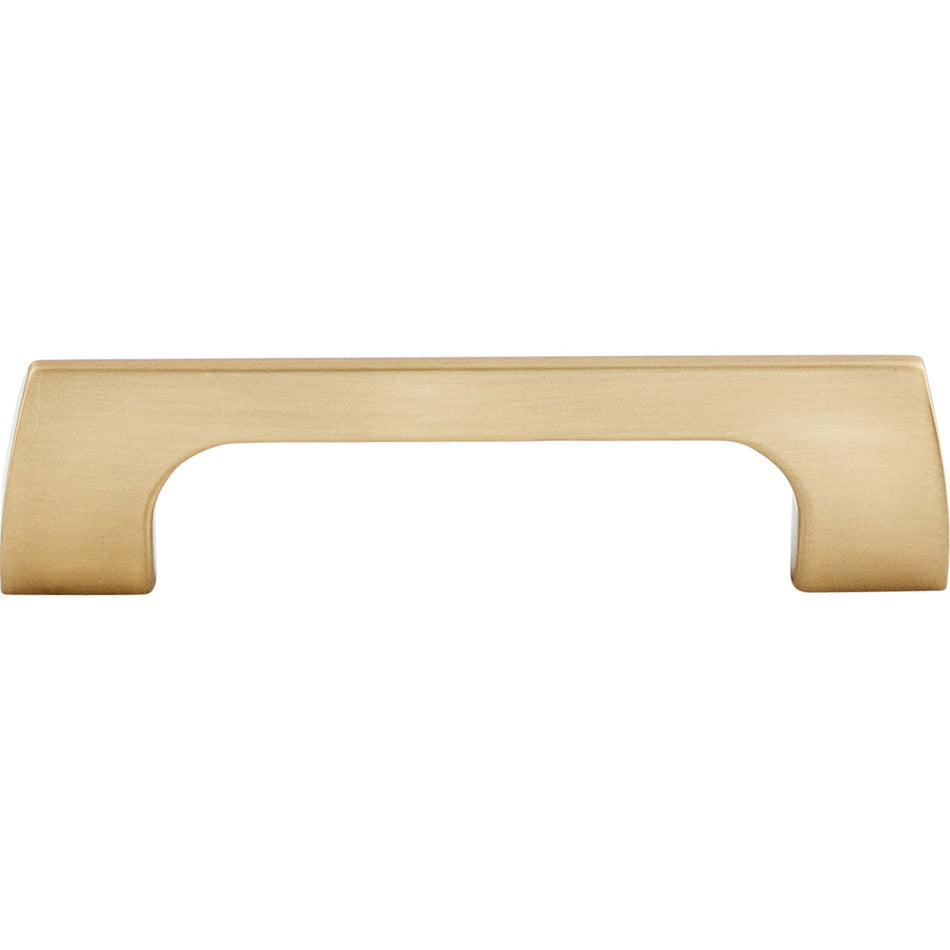 Top Knobs TK543HB: 3-3/4" cc Holland Rectangular Bar Cabinet Pull - Honey Bronze