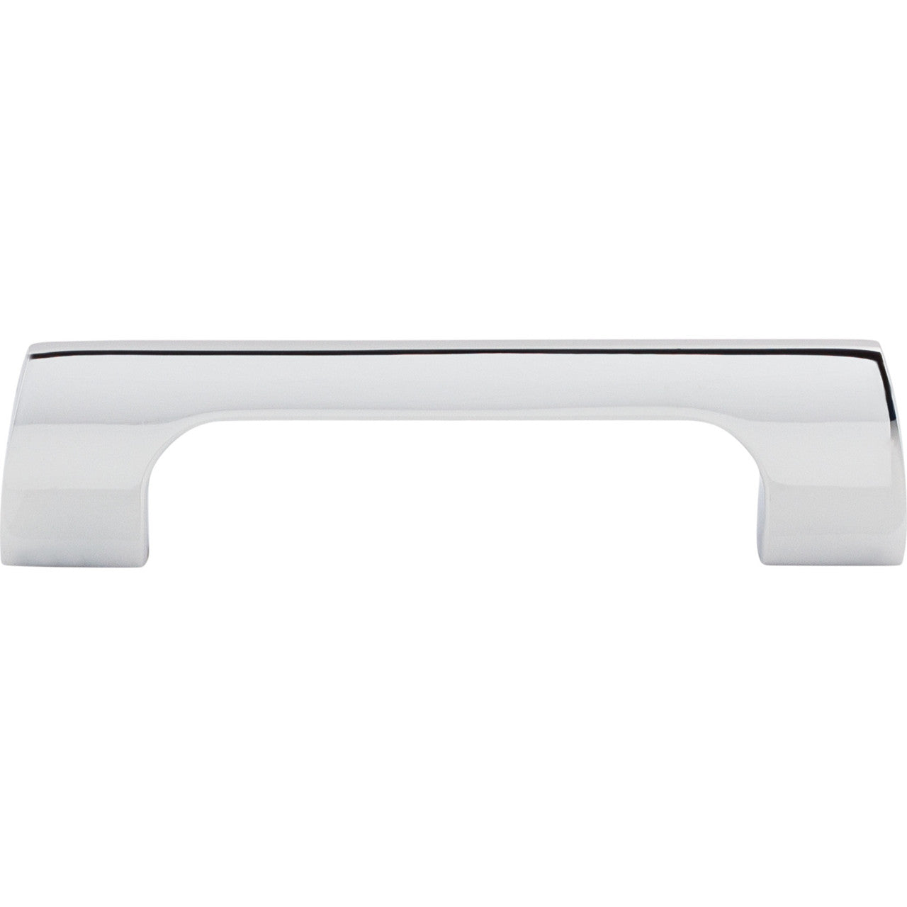 Top Knobs TK543PC: 3-3/4" cc Holland Rectangular Bar Cabinet Pull - Polished Chrome