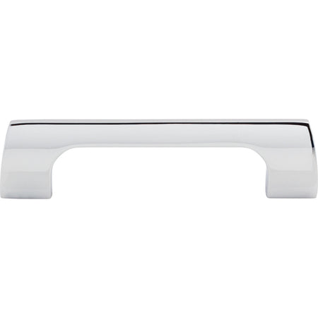 Top Knobs TK543PC: 3-3/4" cc Holland Rectangular Bar Cabinet Pull - Polished Chrome