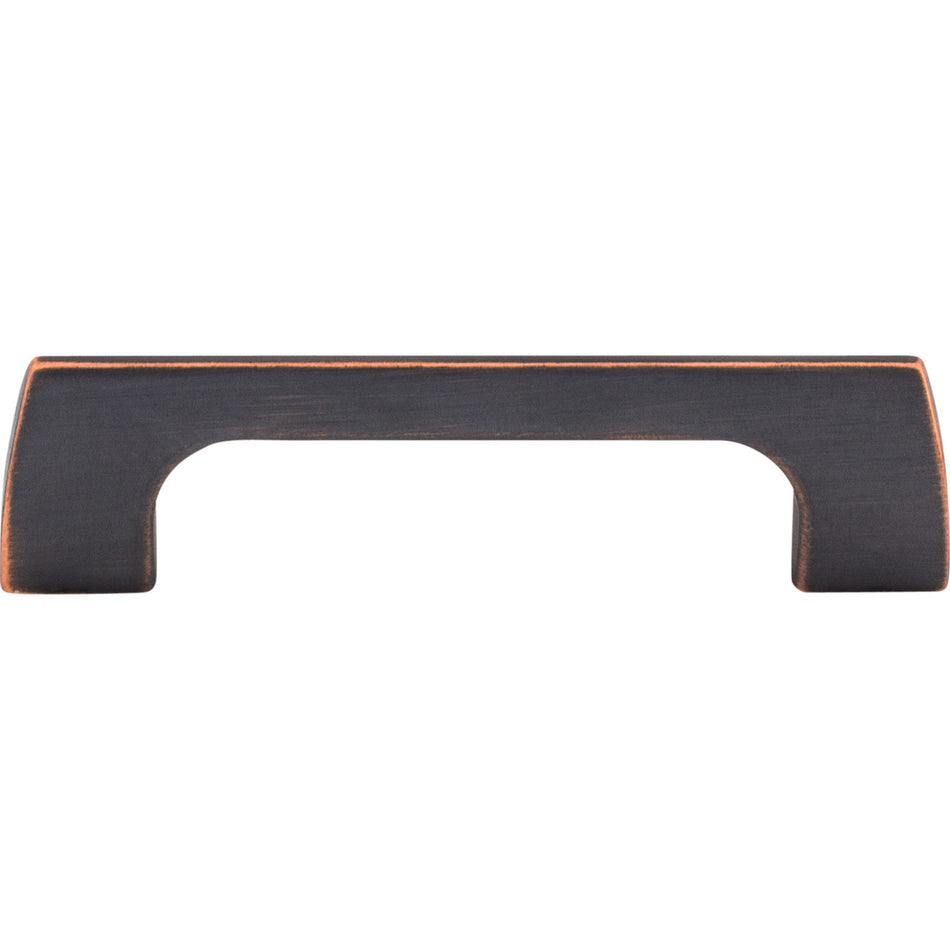 Top Knobs TK543UM: 3-3/4" cc Holland Rectangular Bar Cabinet Pull - Umbrio