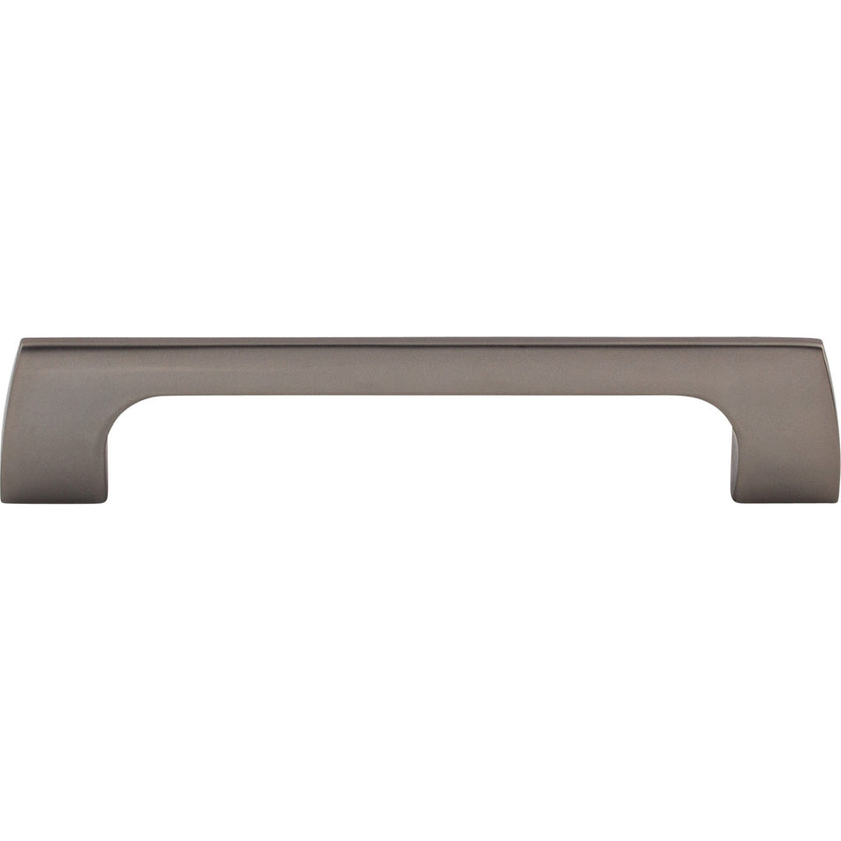 Top Knobs TK544AG: 5-1/16" cc Holland Rectangular Bar Cabinet Pull - Ash Gray