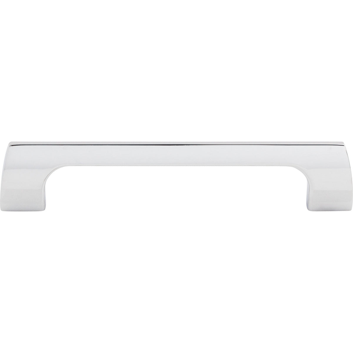 Top Knobs TK544PC: 5-1/16" cc Holland Rectangular Bar Cabinet Pull - Polished Chrome