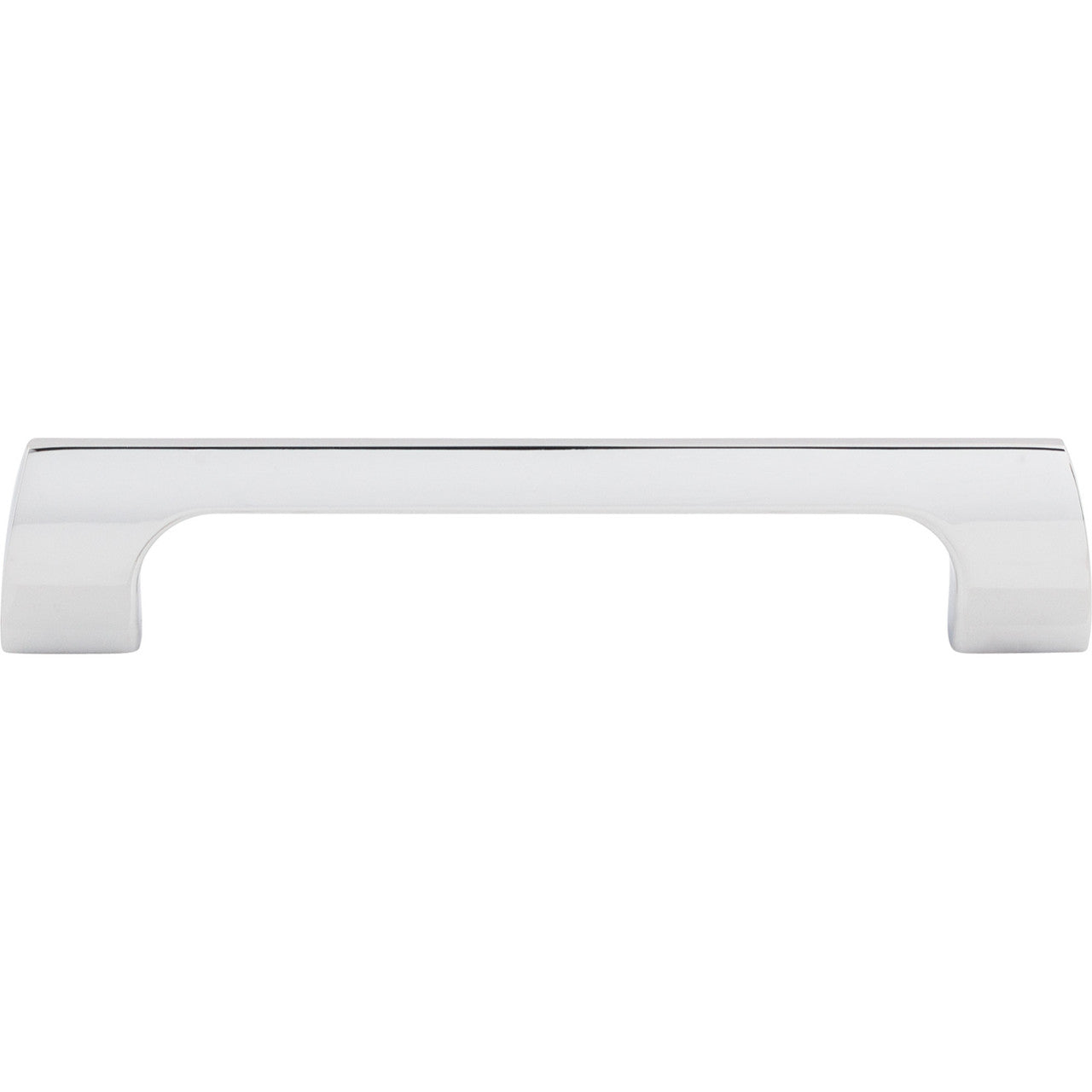 Top Knobs TK544PC: 5-1/16" cc Holland Rectangular Bar Cabinet Pull - Polished Chrome