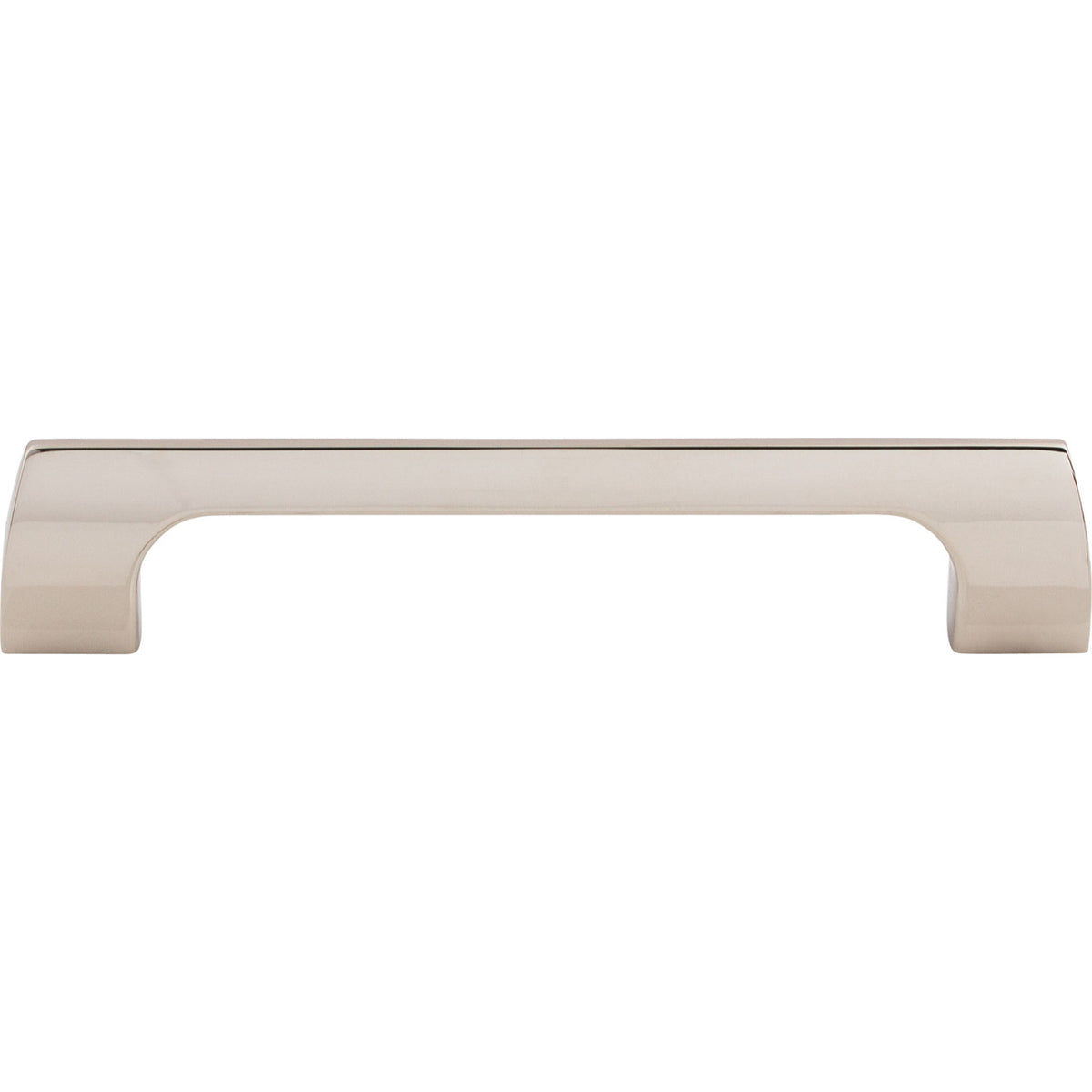 Top Knobs TK544PN: 5-1/16" cc Holland Rectangular Bar Cabinet Pull - Polished Nickel