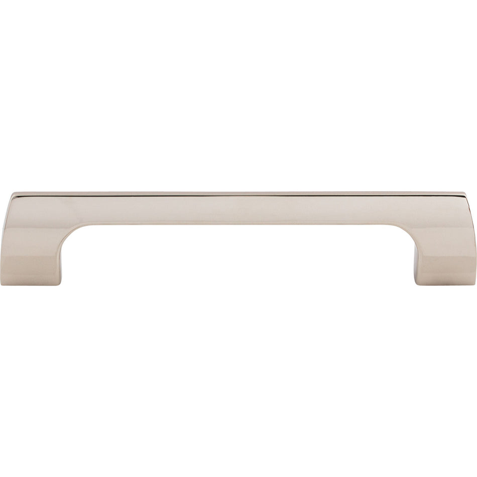Top Knobs TK544PN: 5-1/16" cc Holland Rectangular Bar Cabinet Pull - Polished Nickel