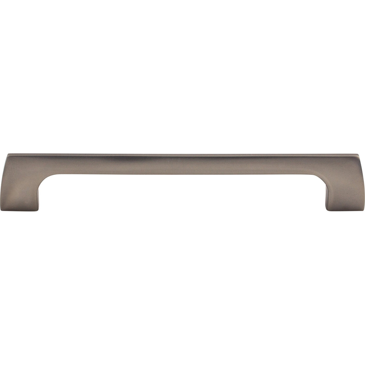 Top Knobs TK545AG: 6-5/16" cc Holland Rectangular Bar Cabinet Pull - Ash Gray