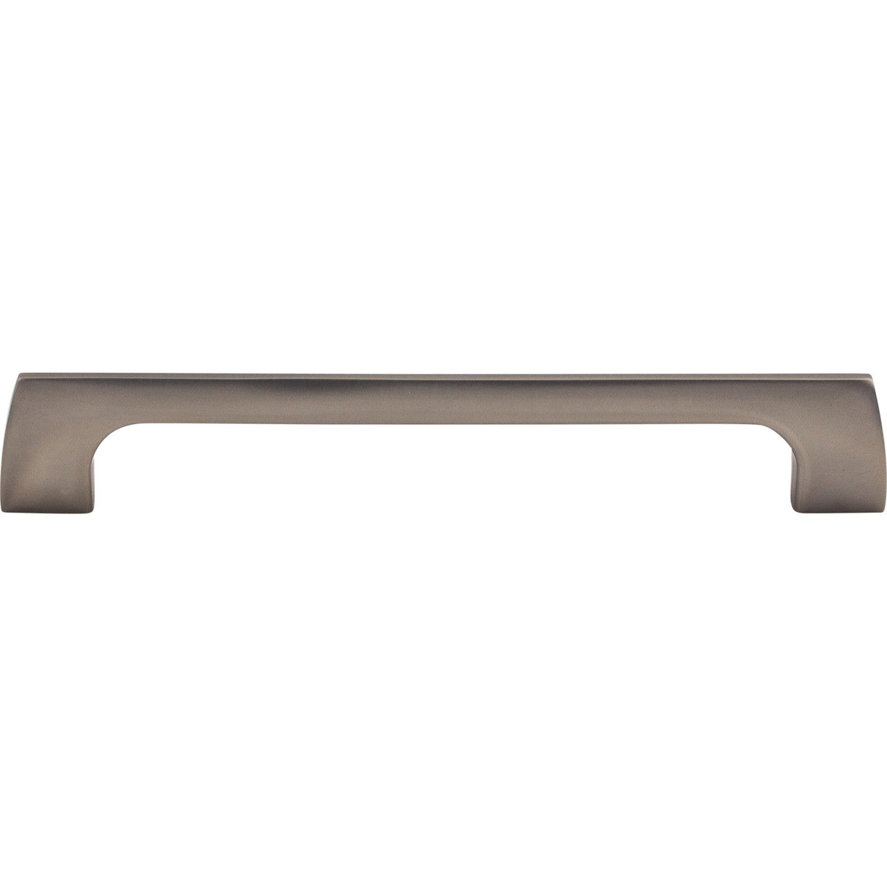 Top Knobs TK545AG: 6-5/16" cc Holland Rectangular Bar Cabinet Pull - Ash Gray