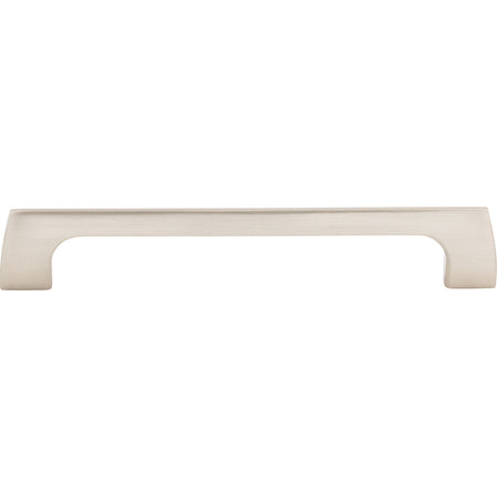 Top Knobs TK545BSN: 6-5/16" cc Holland Rectangular Bar Cabinet Pull - Brushed Satin Nickel