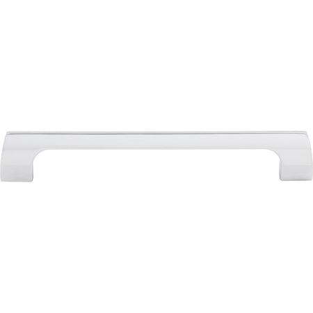 Top Knobs TK545PC: 6-5/16" cc Holland Rectangular Bar Cabinet Pull - Polished Chrome