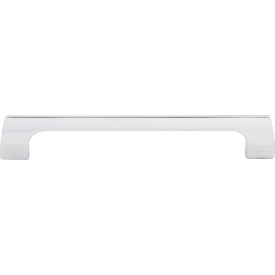Top Knobs TK545PC: 6-5/16" cc Holland Rectangular Bar Cabinet Pull - Polished Chrome