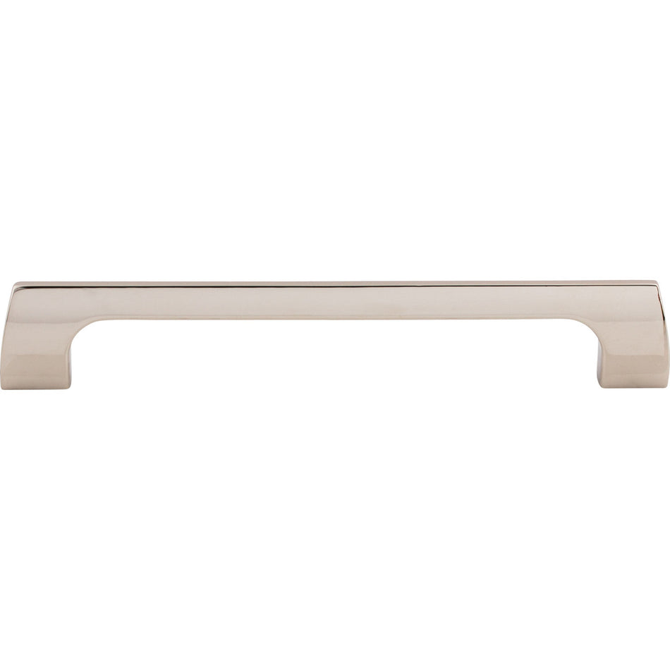 Top Knobs TK545PN: 6-5/16" cc Holland Rectangular Bar Cabinet Pull - Polished Nickel