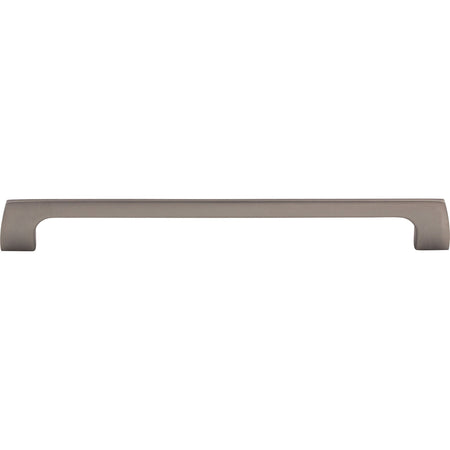 Top Knobs TK546AG: 9" cc Holland Rectangular Bar Cabinet Pull - Ash Gray