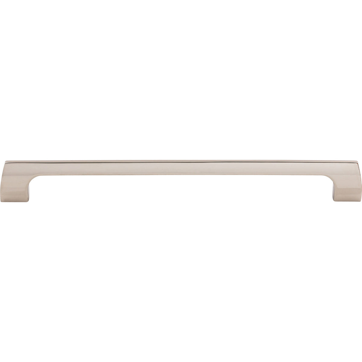 Top Knobs TK546PN: 9" cc Holland Rectangular Bar Cabinet Pull - Polished Nickel