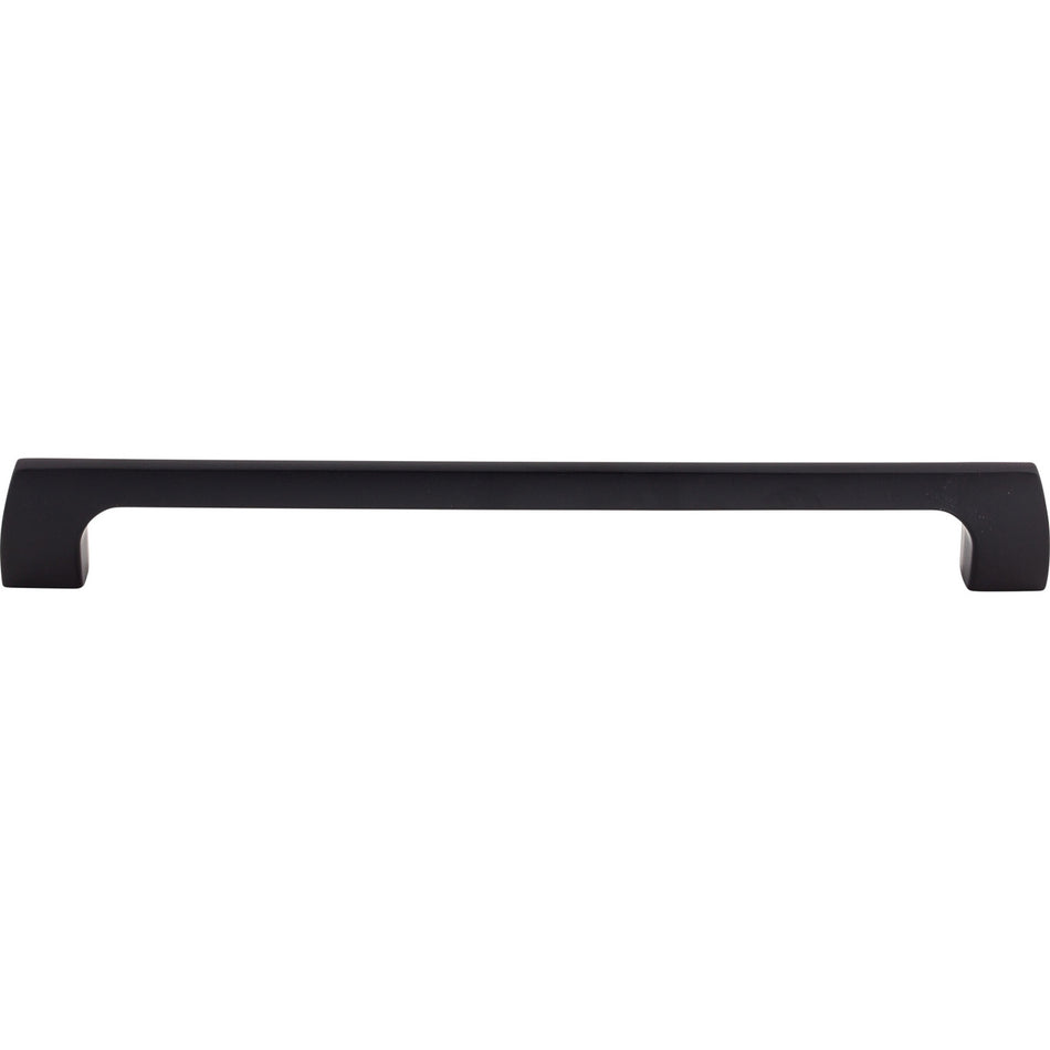 Top Knobs TK548BLK: 12" cc Holland Bar Appliance Pull - Flat Black